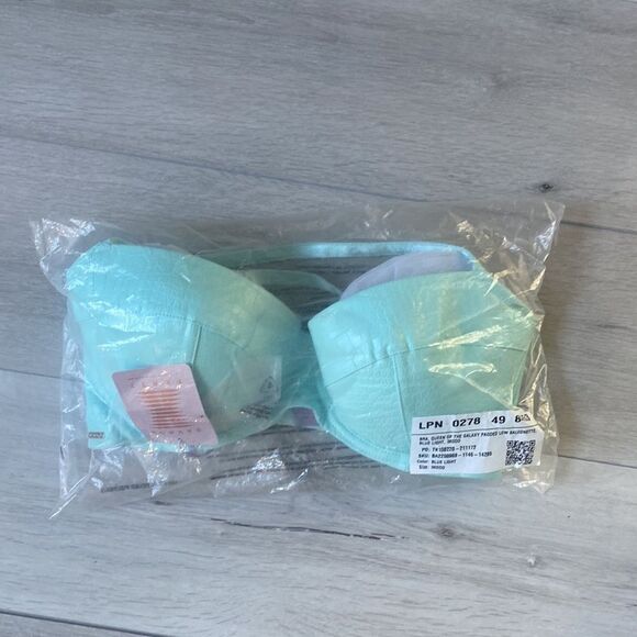 Savage X Fenty Queen‎ of the Galaxy Low Balconette Bra blue light 36DDD - Picture 3 of 6